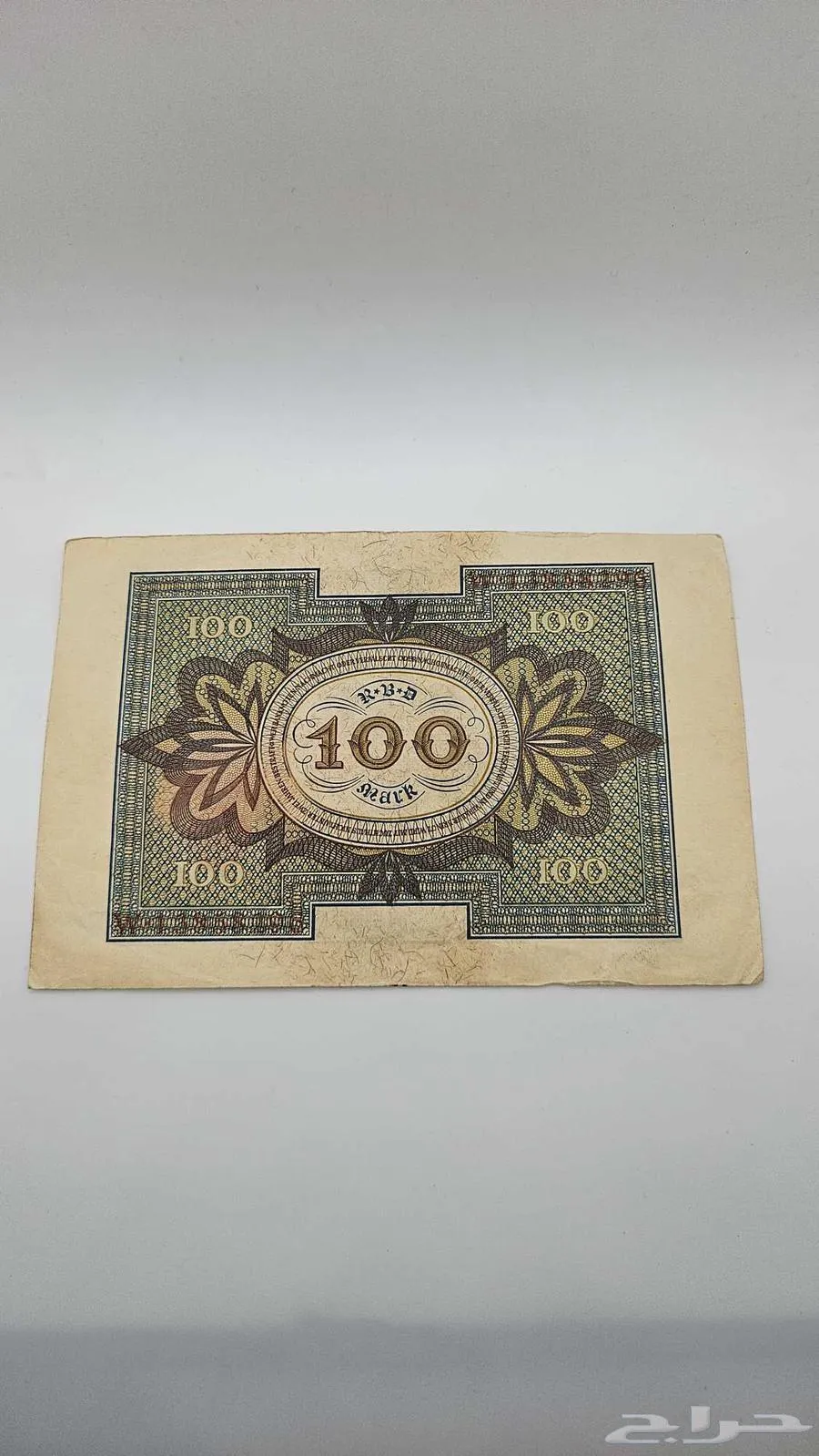 عملة ألمانية قديمة من فئة 100 مارك عام 1920 - صورة 2 - معروضة للبيع لدى تراثيات في الرياض