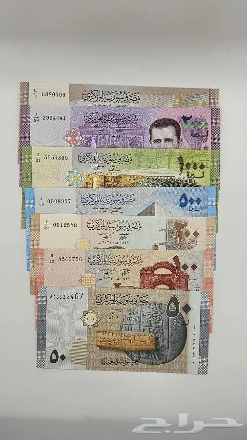 طقم عملات سوريا الكامل عهد بشار الأسد - معروضة للبيع لدى تراثيات في الرياض