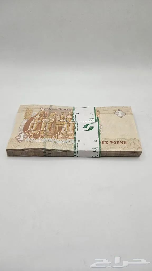 ربطة 1 جنيه مصري جديدة إصدار عام 2019 - صورة 4 - معروضة للبيع لدى تراثيات في الرياض